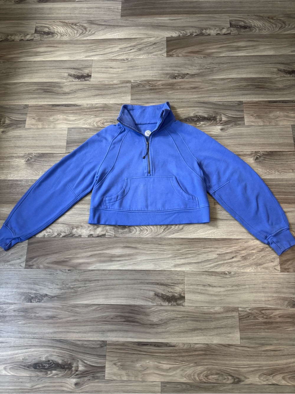 Lululemon Scuba Oversized Funnel Neck Half Zip Wild Indigo Size XS/S